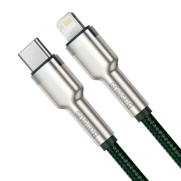 Baseus USB-C laidas skirtas Lightning 2m žalias