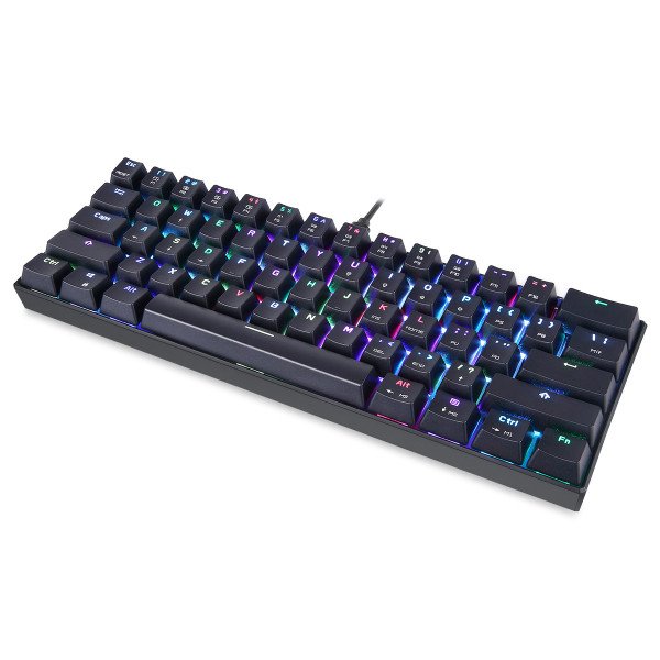 Mechaninė žaidimų klaviatūra Motospeed CK61 RGB