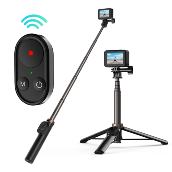 „Selfie Stick Telesin“ išmaniesiems telefonams ir sporto kameroms su BT nuotolinio valdymo pulteliu TE-RCSS-001
