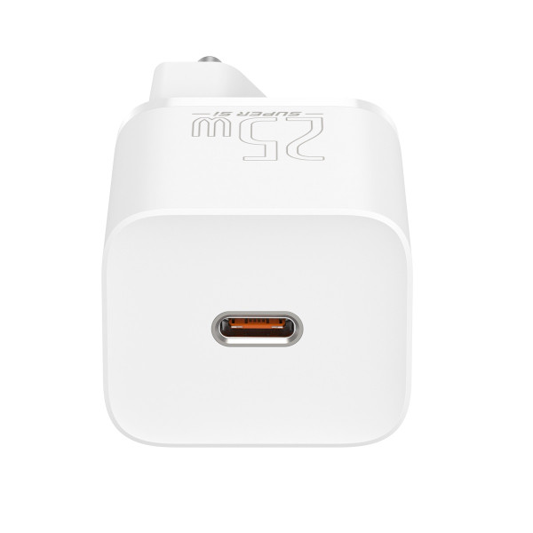 Sieninis įkroviklis Baseus Super Si Quick Charger 1C 25W baltas