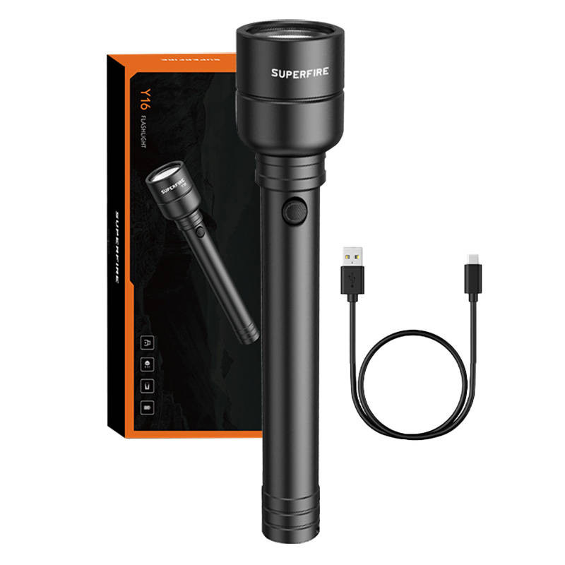 Žibintuvėlis Superfire Y16 1700lm USB-C Žibintuvėlis Superfire Y16 1700lm USB-C