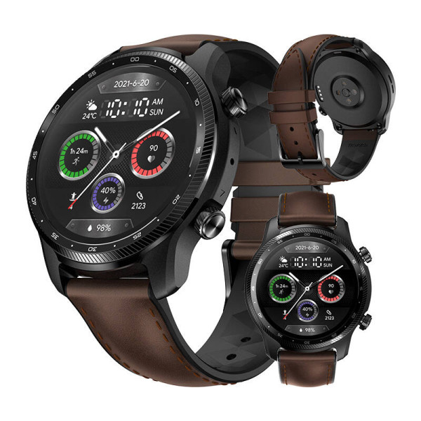 Išmanusis laikrodis Mobvoi TicWatch Pro 3 Ultra LTE Shadow Black