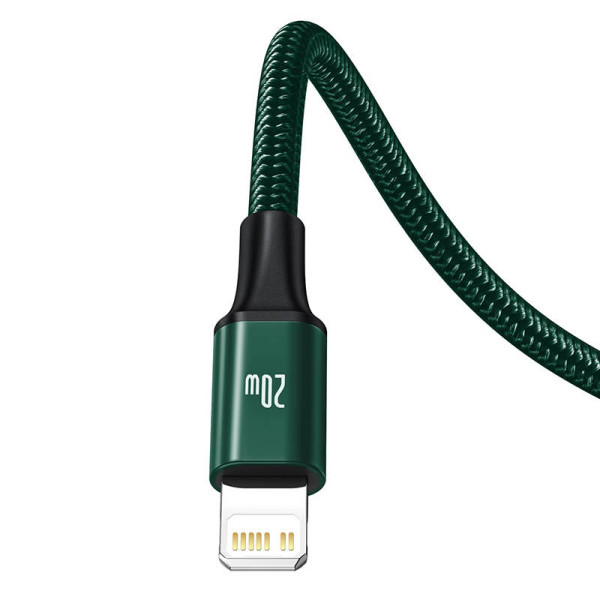 „Baseus Rapid“ serijos „trys viename“ kabelis USB-C skirtas M+L+T 20 W 15 m žalias