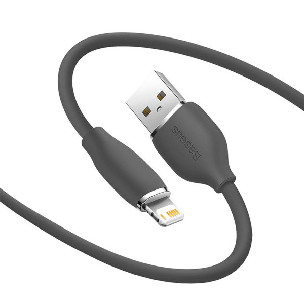 Baseus Jelly kabelis USB prie Lightning 24A 12m juodas